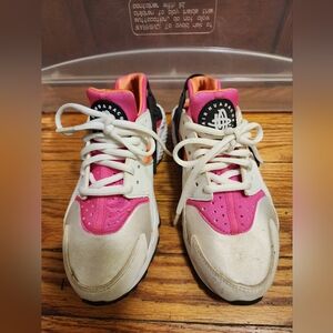 Kids Pink and White Sneakers